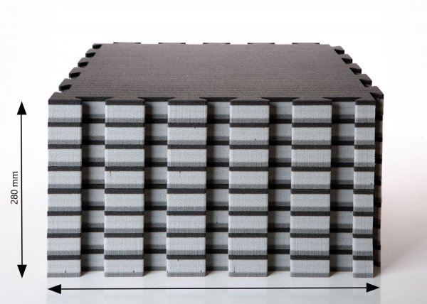 Hometraining Mattenset "Gym" - 8 Stück 50*50*3,5cm